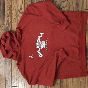 Jordan Oklahoma Sooners side line hoodie